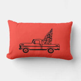 Christmas tree truck ランバークッション