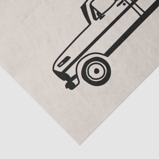 Christmas tree truck 薄葉紙 (詳細)