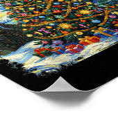 Christmas Tree Van Gogh Starry Night Christmas 202 ポスター (角)