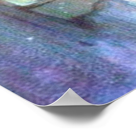 Christmas Tree Vintage ポスター (角)