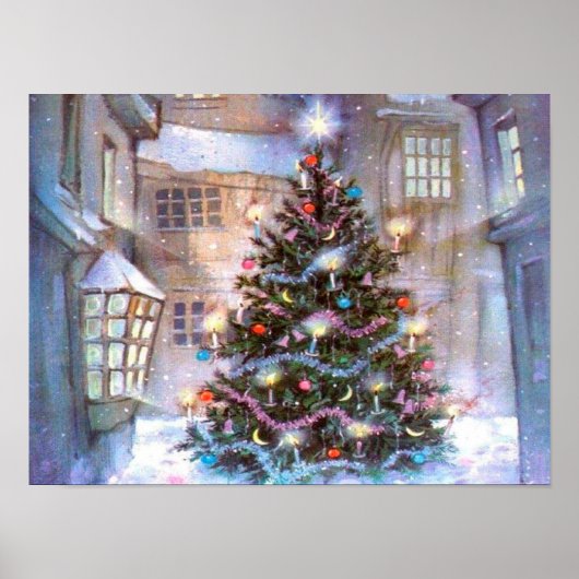 Christmas Tree Vintage ポスター (正面)