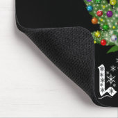 Christmas Tree Weed Leaf Pot Thc Gift Tee  マウスパッド (コーナー)