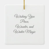 Christmas Tree with Deer   セラミックオーナメント (裏面)