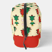 Christmas tree with star topper seamless pattern ドップキット (右)