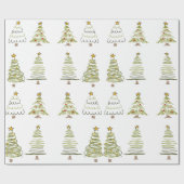 CHRISTMAS TREE WRAPPING PAPER ラッピングペーパー (フラット)