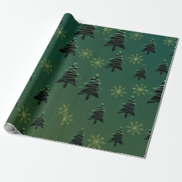 Christmas Tree Wrapping Paper ラッピングペーパー