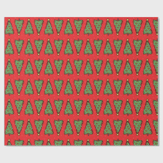 Christmas Tree Wrapping Paper ラッピングペーパー