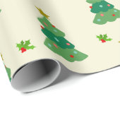 Christmas Tree Wrapping Paper | Cozy Illustrations ラッピングペーパー (ロールコーナー)