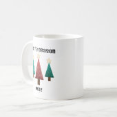Christmas Trees コーヒーマグカップ (正面左)
