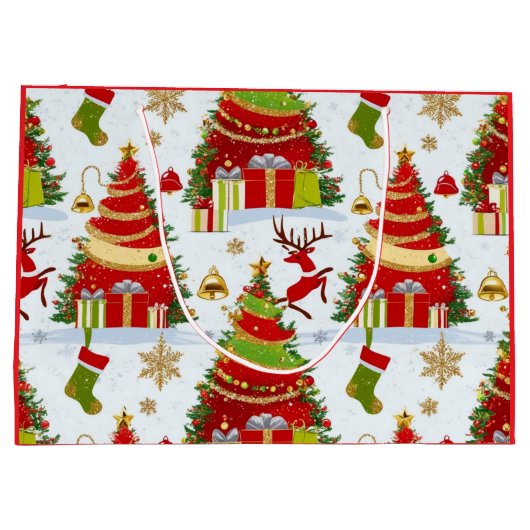 Christmas Trees ラージペーパーバッグ (裏面)