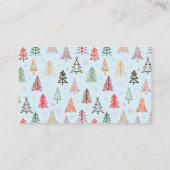 Christmas Trees 名刺 (裏面)