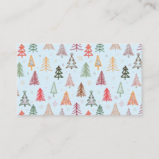 Christmas Trees 名刺 (裏面)