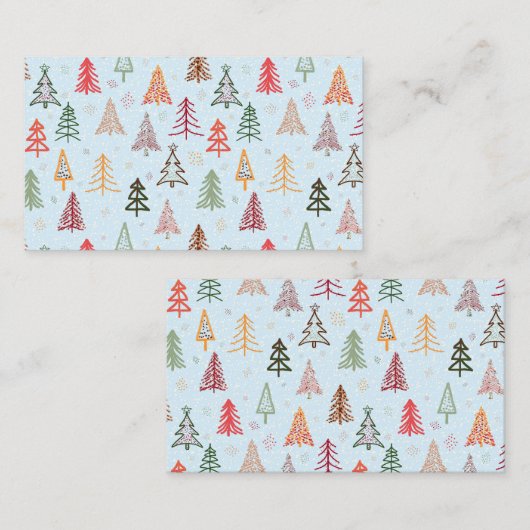 Christmas Trees 名刺 (正面/裏面)