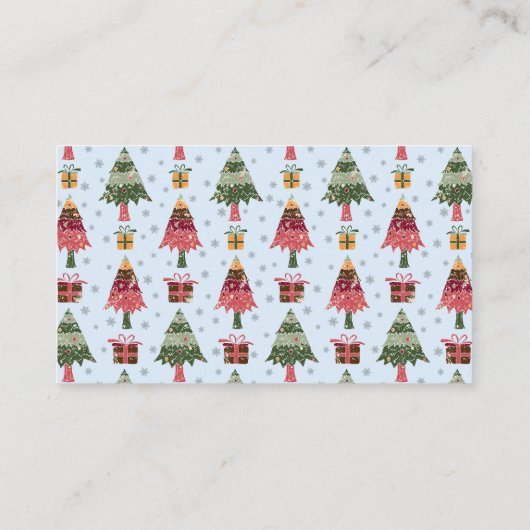 Christmas Trees 2 名刺 (裏面)