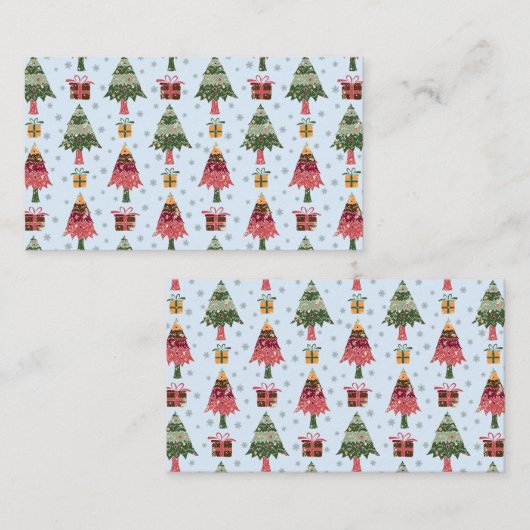 Christmas Trees 2 名刺 (正面/裏面)