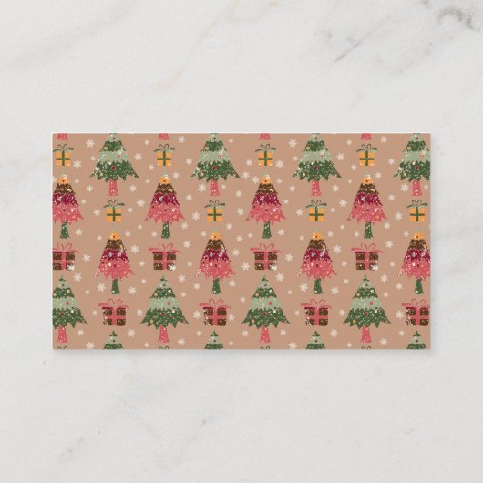 Christmas Trees 3 名刺 (裏面)