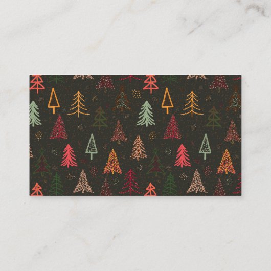 Christmas Trees 4 名刺 (裏面)