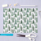 Christmas Trees and Snow in the Forest  薄葉紙 (クラフト)