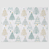 Christmas Trees Gift Wrapping Paper 薄葉紙 (正面)