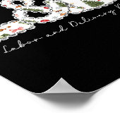 Christmas Trees Labor And Delivery Nurse Xmas Gift ポスター (角)