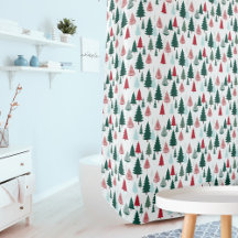 Christmas Trees Nordic Pine Forest Modern Pattern