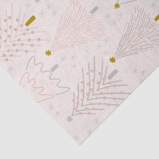 Christmas Trees Pink 薄葉紙 (詳細)