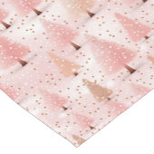 Christmas Trees Pink Table Runner ショートテーブルランナー (コーナー)