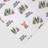 Christmas Trees & Reindeer Wrapping Paper 薄葉紙 (詳細)