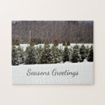 Christmas Trees Winter Scene Jigsaw Puzzle ジグソーパズル<br><div class="desc">Christmas Trees Winter Scene</div>