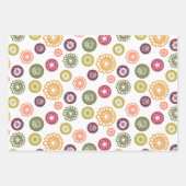 Christmas Trio -  ラッピングペーパーシート (正面)