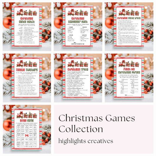 Christmas Trivia Game シーズンカード