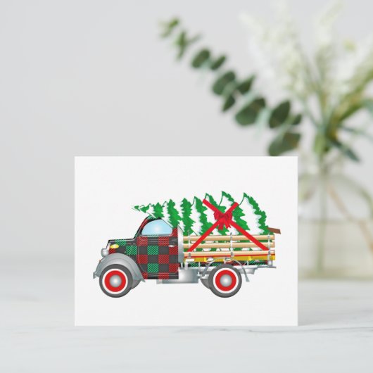 Christmas Truck ポストカード (スタンド正面)