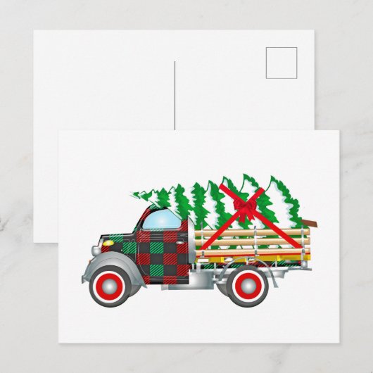 Christmas Truck ポストカード (正面/裏面)