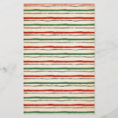 Christmas Tune Santa Game Cardの名前 チラシ (裏面)