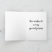 ***CHRISTMAS** U R SPECIALの*お客様の誕生日* シーズンカード (内部)