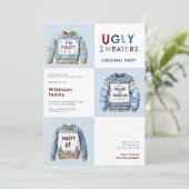 christmas Ugly Christmas Sweaters Party  招待状 (スタンド正面)