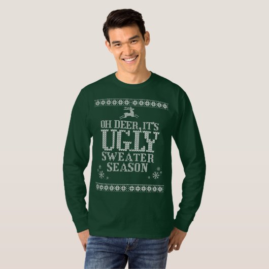 Christmas Ugly Sweater T-Shirt Tシャツ (正面フル)