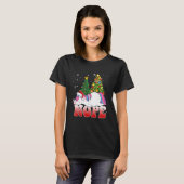 Christmas Unicorn Nope Tree  Unicorn   Xmas Tシャツ (正面フル)