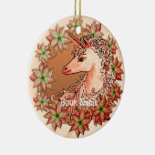Christmas Unicorn ornament セラミックオーナメント (右)