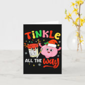 Christmas Urologist Nephrologist T Healthcare Work カード (黄色い花)