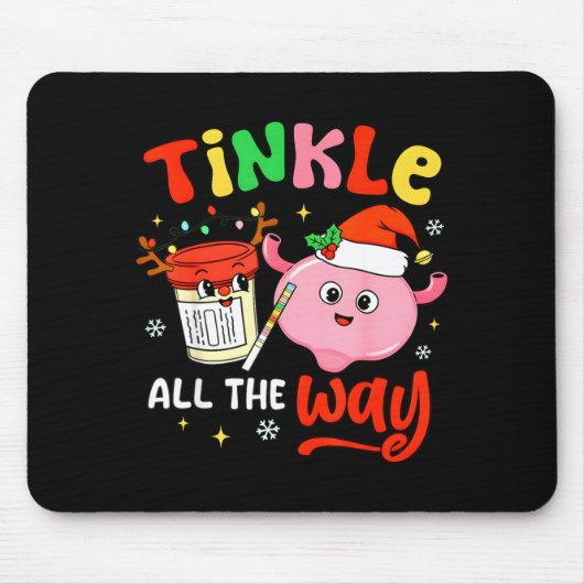 Christmas Urologist Nephrologist T Healthcare Work マウスパッド (正面)