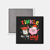 Christmas Urologist Nephrologist T Healthcare Work マグネット (正面/裏面)