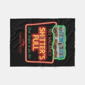 Christmas Vacation Ters Full Neon Sign  フリースブランケット (正面(横))