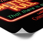 Christmas Vacation Ters Full Neon Sign  ポスター (角)
