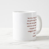 Christmas verse Specialty Mug ジャンボコーヒーマグカップ (正面右)