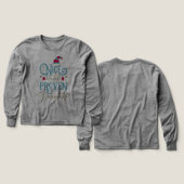 Christmas vibe Nice till proven naughty (デザイン 正面&背面)