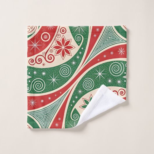 Christmas Vibes ウォッシュタオル (ウォッシュタオル)