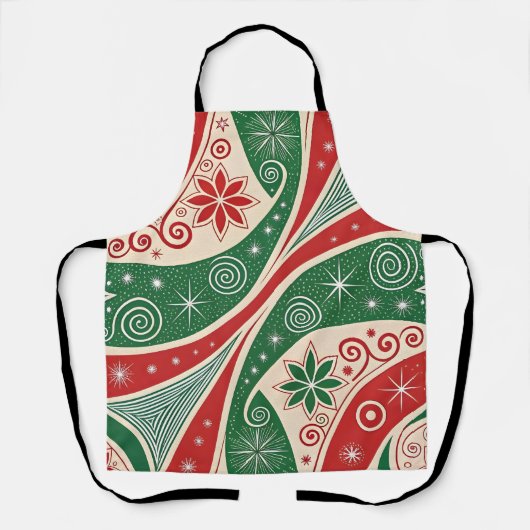 Christmas Vibes エプロン (正面)