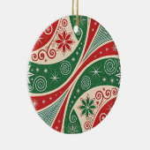 Christmas Vibes セラミックオーナメント (右)