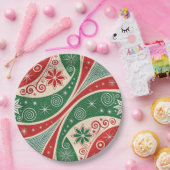 Christmas Vibes ペーパープレート (パーティー)